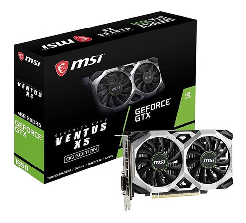 Tarjeta De Video Msi Gtx 1650 Ventus Xs Oc 4gb Gddr6