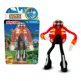Figura Dr. Eggman 13 Cm Flexible - Sonic The Hedgehog