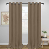 Cortinas Easy-going Con Asilamiento Termico En Color Camel