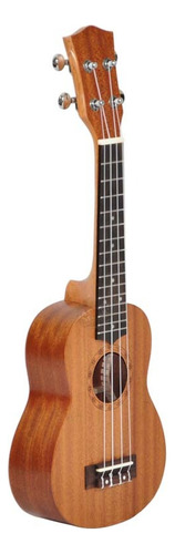 Ukelele Soprano Madera Funda Garantia Cuerdas Aquila Pua