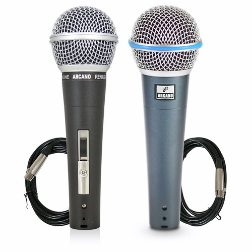 Kit Arcano 1 Microfone Renius-8 Xlr-xlr + 1 Rhodon-8 Xlr-p10