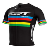 Camisa Ciclismo New Elite Sem Gola Ert Campeão Mundial Uv+