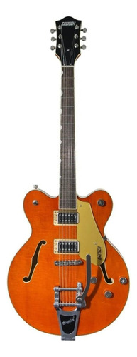 Guitarra Eléctrica Gretsch Electromatic G5622t Center Block De Arce Orange Stain Brillante Con Diapasón De Laurel