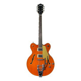 Guitarra Eléctrica Gretsch Electromatic G5622t Center Block De Arce Orange Stain Brillante Con Diapasón De Laurel