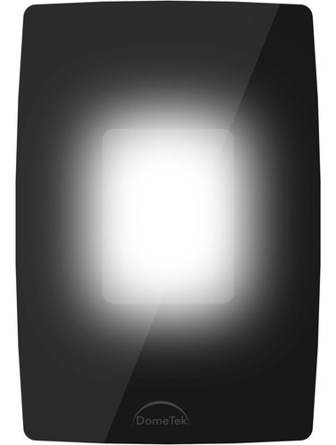 Luminária Luz Emergência Led 90 Lumens Embutir 4x2 Preto