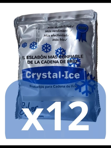 Gel Refrigerante X 12 - Hielos - Para Freezer/conservadora 