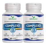 Complexo B 120 Cáps  B1 B2 B3 B5 B6 B12 Biotina E Ác. Fólico