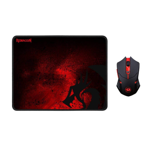 Kit Mouse Inalambrico Mousepad Redragon M601 Wl-ba 2400 Dpi