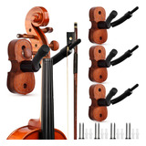 4 Piezas De Soporte De Pared Violín Soporte Arco, Sopo...