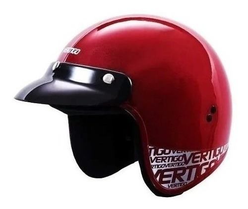 Casco Vertigo Basic Abierto Rojo Xs Unom 23692