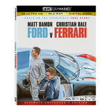 Blu Ray 4k Ultra Hd Ford Vs Ferrari  Damon Bale Auto Le Mans