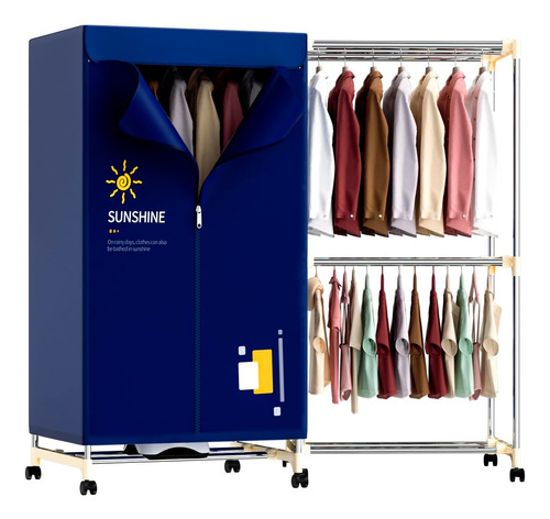 Secadora De Ropa 15kg Portatil Gran Capacidad 1000w + Closet