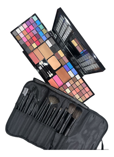 Set De Maquillaje Completo Tejar Crazy Love + Set De Brochas