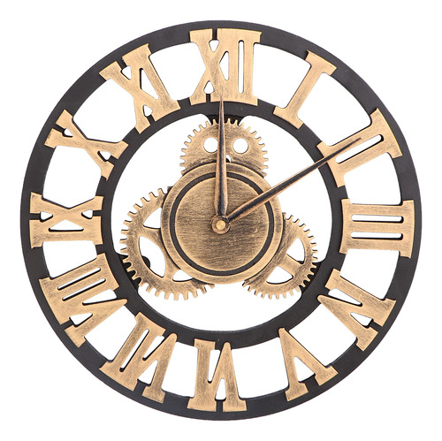 Reloj De Pared Elegante Reloj De Pared Con Engranaje 3d