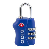 Candado Odis Tsa 33mm Azul - Tsa