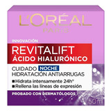 Loreal Revitalift Acido Hialuronico Noche 50 Ml