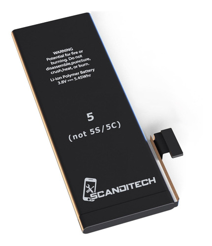 Bateria Scanditech Para iPhone 5 5g A1428, A1429, A1442 