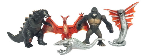 Paquete Fuguras Juguetes Godzilla Vs King Kong  Monstruos