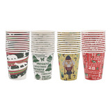 Vasos Desechables 48  De Navidad De 9 Onzas Multicolor