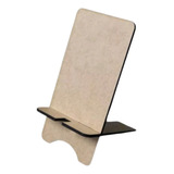 Porta Celular Suporte Universal Smartphone De Mesa Mdf Cru 