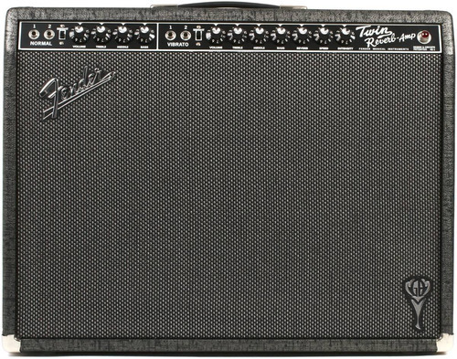 Amplificador Fender George Benson Twin Reverb 217-3405-000 Color Gris Con Negro