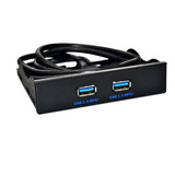 Panel Frontal De Disquetera Usb 3.0 De 3,5 Pulgadas Y 19 Pin