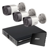 Kit Seguridad Dahua Dvr Full Hd 1080p 4 + 3 Camaras 2mp +1tb
