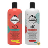 Kit Profissional Shampoo E Condicionador Ghair Top 10 + Nota