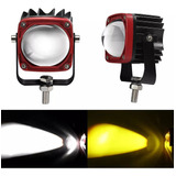 Led Faros Alta/baja Haz Auxiliares Bicolor Niebla Jeep 4x4