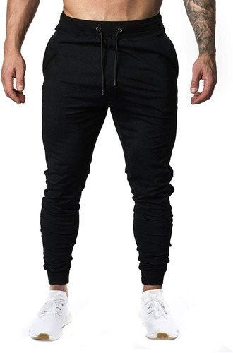 Calça Moletom Homem Jogger Cós Alto Bolso Lateral Promoção