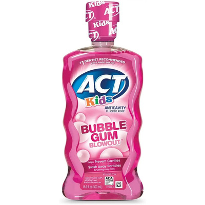 Act Kids Enjuague Dental Para Ninos Bubble Gum | Meses sin interés