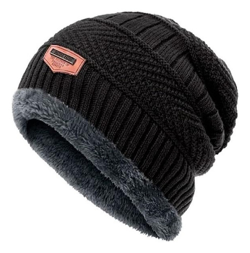 Touca Gorro Unissex Frio Inverno Forrado Veludo Suave Shr-07