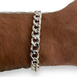 Pulsera Plata 925 Groumet Gruesa Italiana Importada Hombre 