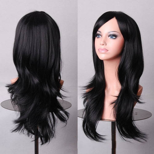 Cosplay Pelucas Cabello Sinteticas Larga Ondulada Multicolor