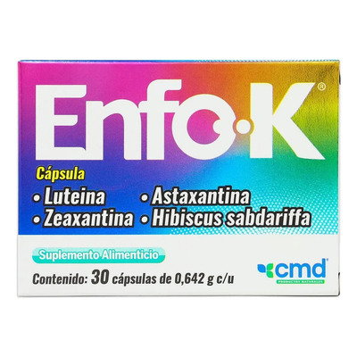 Enfo K, Suplemento Alimenticio, 30 Capsulas 0.642g C\u002Fu | MercadoLibre