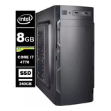 Computador Intel Core I7 4ºgeração 8gb Ddr3 240gb Ssd / Wifi