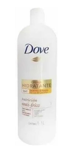 Dove 2en1  Acondicionador Crema Hidratante Antiti Friz  1.1l