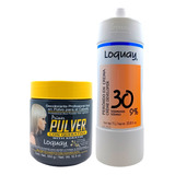 Polvo Decolorante Primer Pulver Keratina Loquay 350gr 