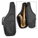 Capa Sax Tenor Bem Espumada Bolsos Cor Preto Lp Bags Frete G