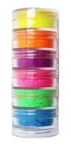 Pigmentos Colores Neon Sombra De Ojos Torre De 6 Maquillaje