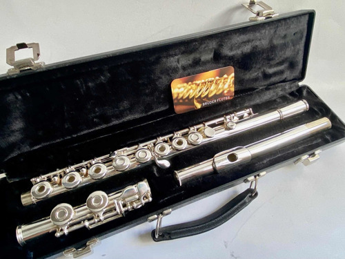 Flauta Transversal Olds Na75f P. Lábio +riser Prata Usa  #11