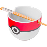 Tazon Para Ramen Sopa Noodles Pokemon Pokebola Bowl