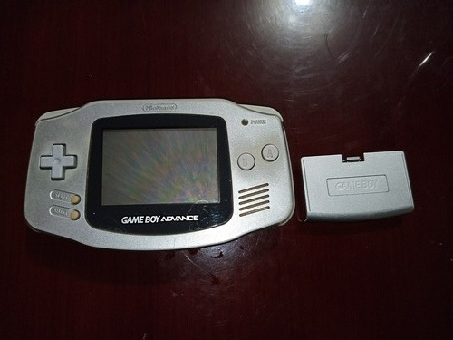 Gameboy Advance Color Plateado Con Tapa Original 