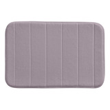 Tapete De Banheiro Antiderrapante Super Soft Macio 60x40cm Cor Cinza