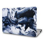 Carcasa Protectora Para Macbook Version-2017 (marmol Negro)
