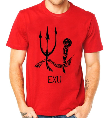 Camiseta Exu Orixás Camisa Umbanda Candomblé Macumba L52