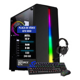 Pc Gamer I5 4º Gtx 1050ti 8gb Ssd 240gb Fonte 500w