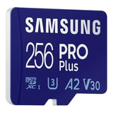 Tarjeta De Memoria Micro Sd Samsung Pro Plus 256gb 4k