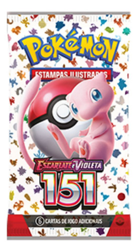 Pokémon Box 18 Boosters  Escarlate E Violeta Coleção 151 Tcg