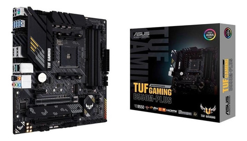 Placa Mãe Asus Tuf Gaming B550m Plus B550 Am4 Ddr4 Ryzen